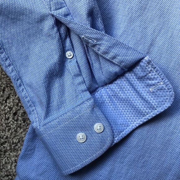 XMI Platinum, 16 1/2, 34/35, light blue, spread collar dress shirt - Picture 3 of 7